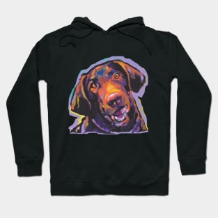 Chesapeake Bay Retriever Dog Bright colorful pop dog art Hoodie